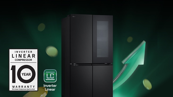 ثلاجة LG ذكية بابين